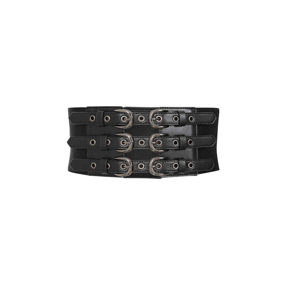 Banned - Mourning Wrap Waist belt - Black